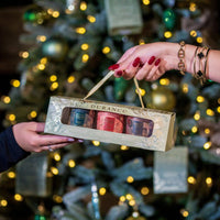 Coffret 3 Bougies (Sapin, Cannelle Orange, Marrons)
