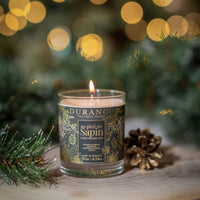 bougie au pied du sapin