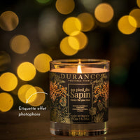 bougie au pied du sapin