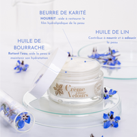 Crème Hydratante Visage Velours