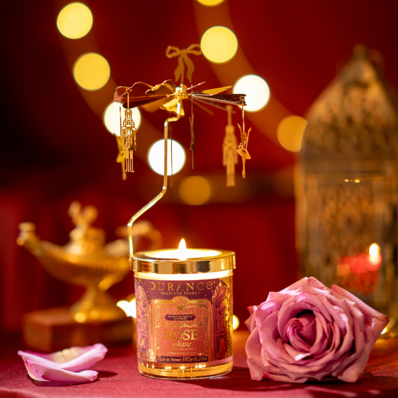 Bougie Carrousel Rose Sultane