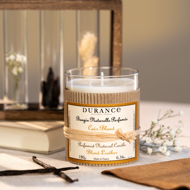 Geurkaars Blond Leer
