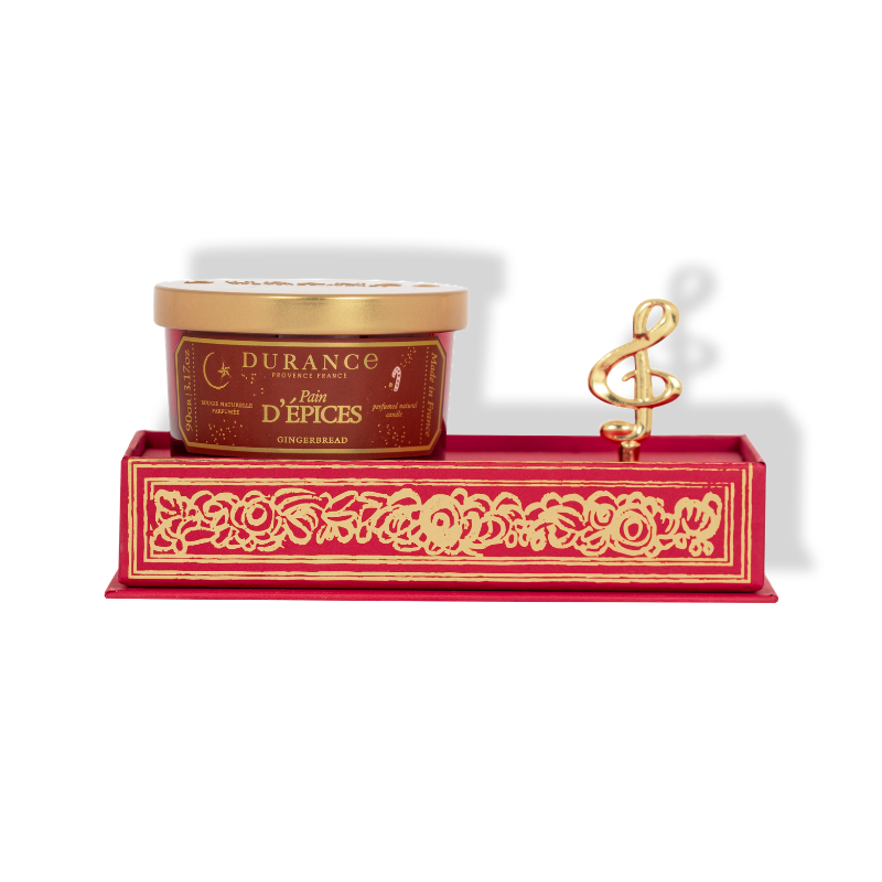 Coffret Boite a Musique et Bougie Pain depices