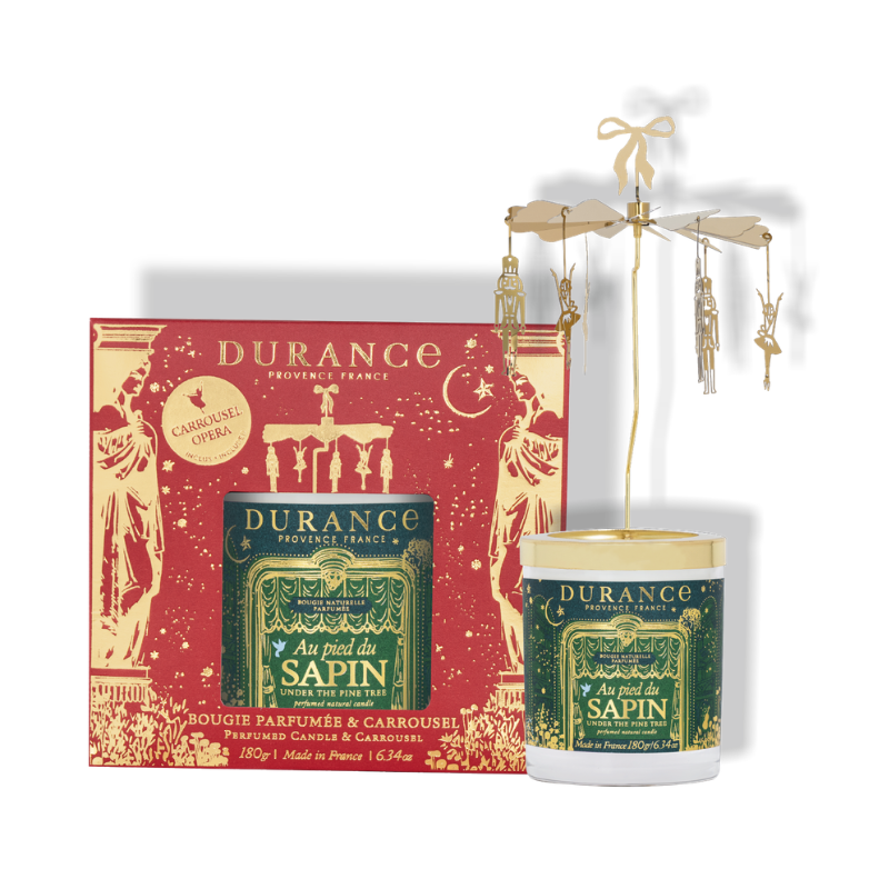Coffret Bougie Carrousel Au pied du Sapin