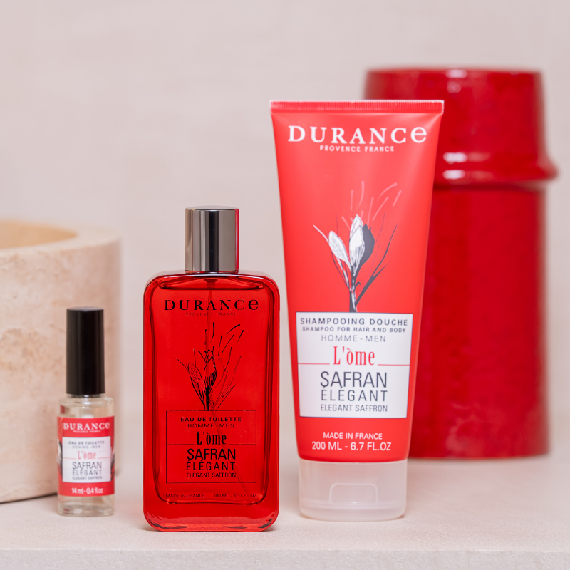 Elegante saffraan douchegel shampoo