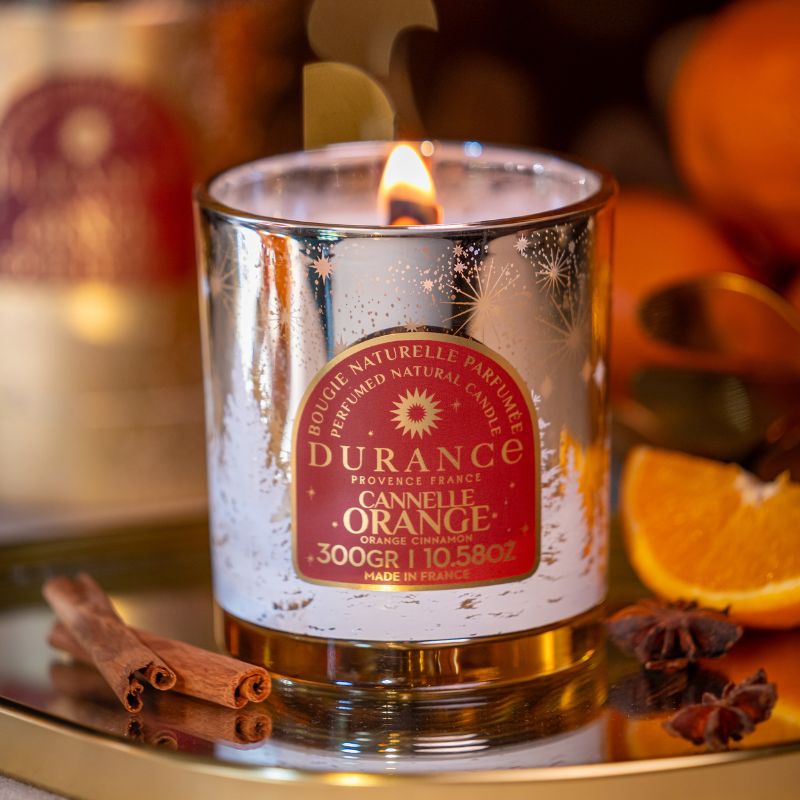 Grande Bougie Parfum Cannelle Orange