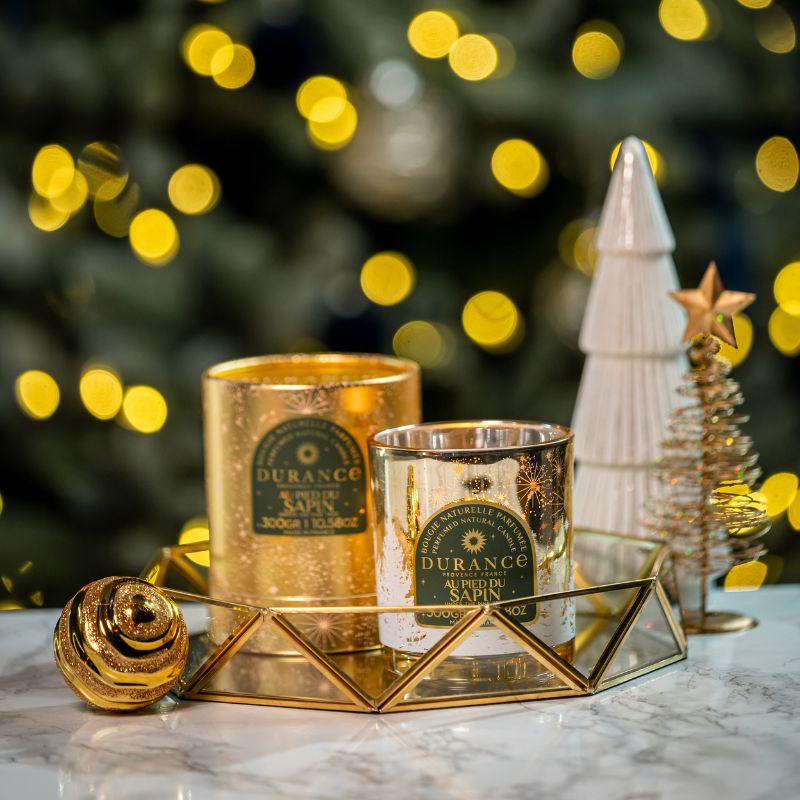 Grande Bougie Parfum au Pied du Sapin