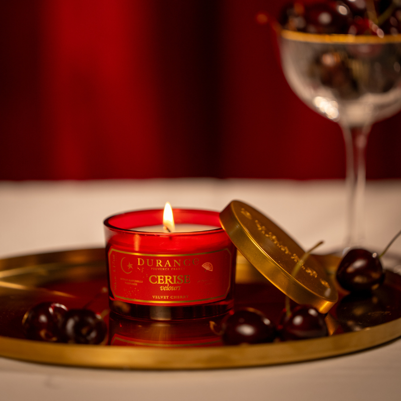 Petite Bougie Parfum Cerise Velours