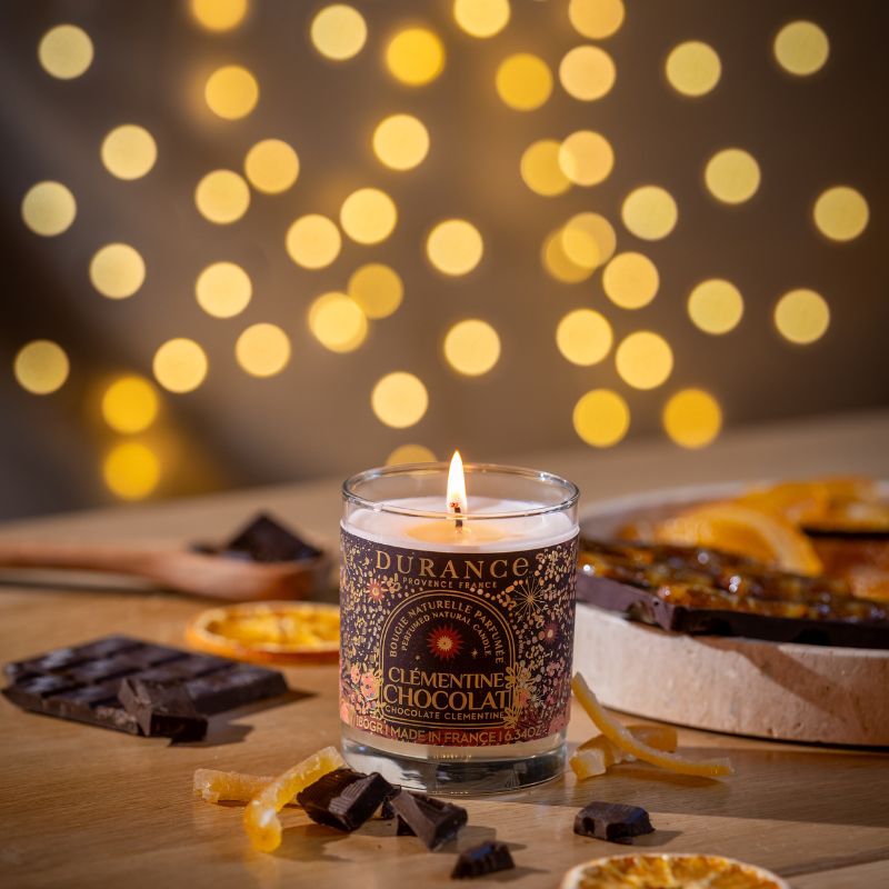 Petite Bougie Parfum Clementine Chocolat