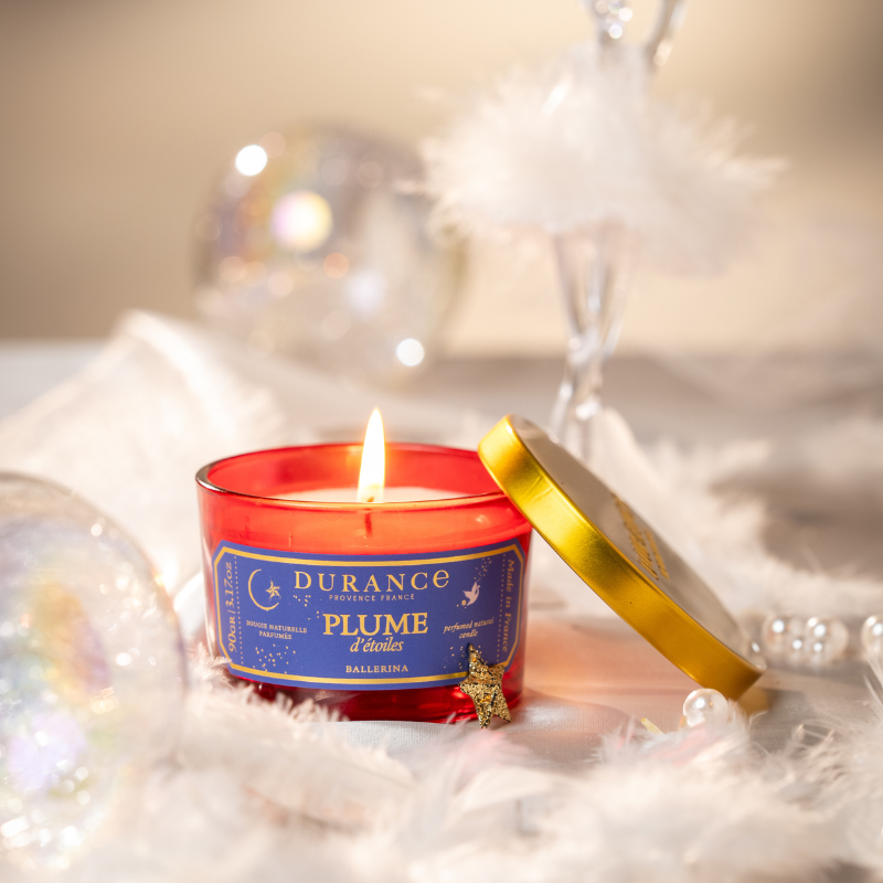 Petite Bougie Parfum Plume detoiles