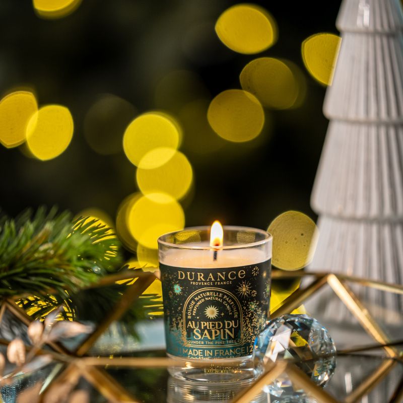 Petite Bougie Parfum au Pied du Sapin