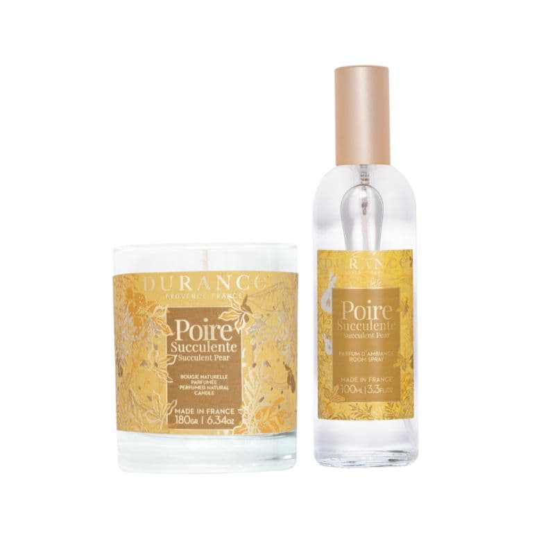 Coffret Bougie et Parfum d'Ambiance Poire Succulente